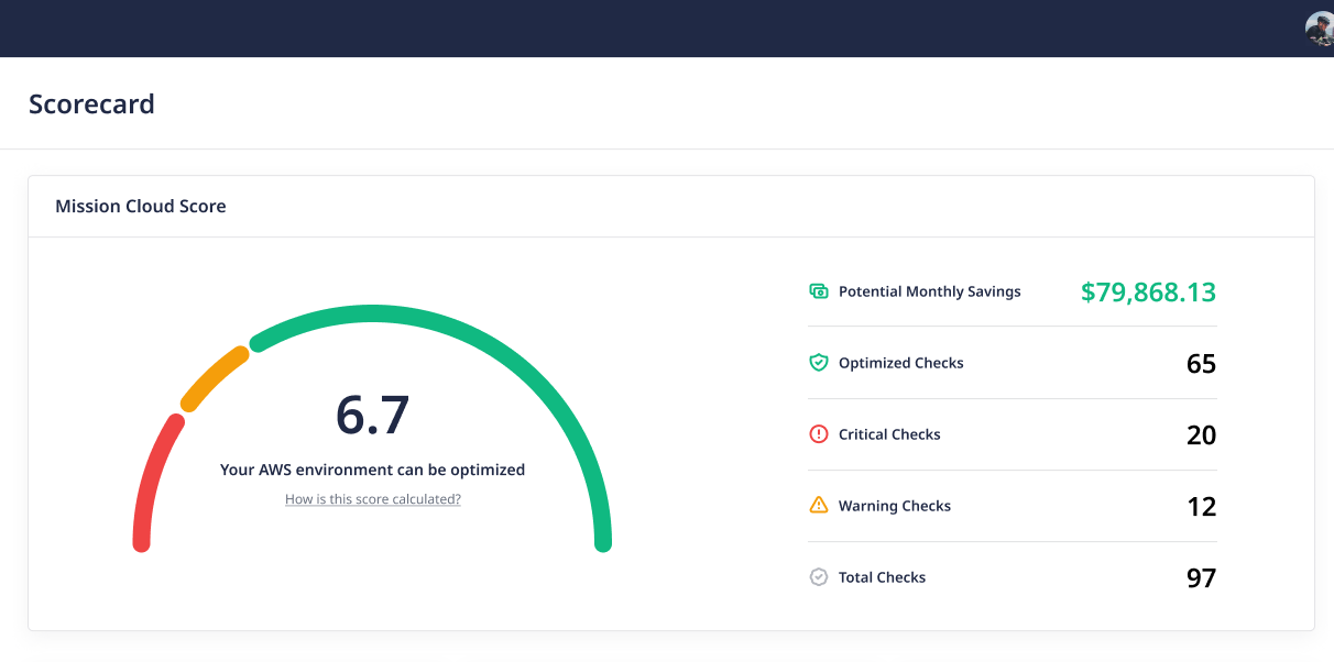 Mission control aws cloud services platform